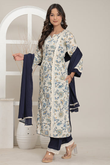 Noor-E-Nil Kurta Set