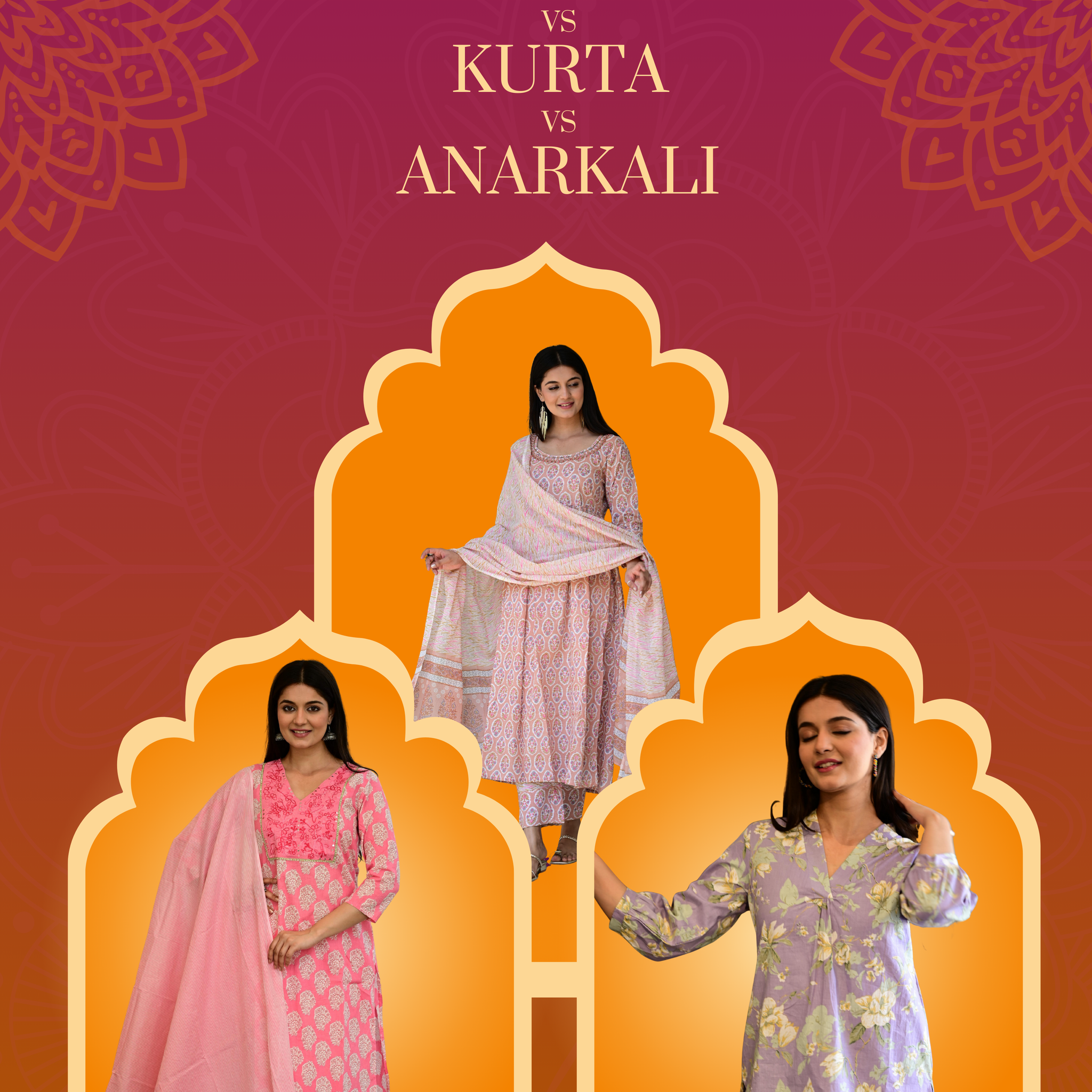 What's the Difference Between a Kurta, Kurti, and Anarkali?