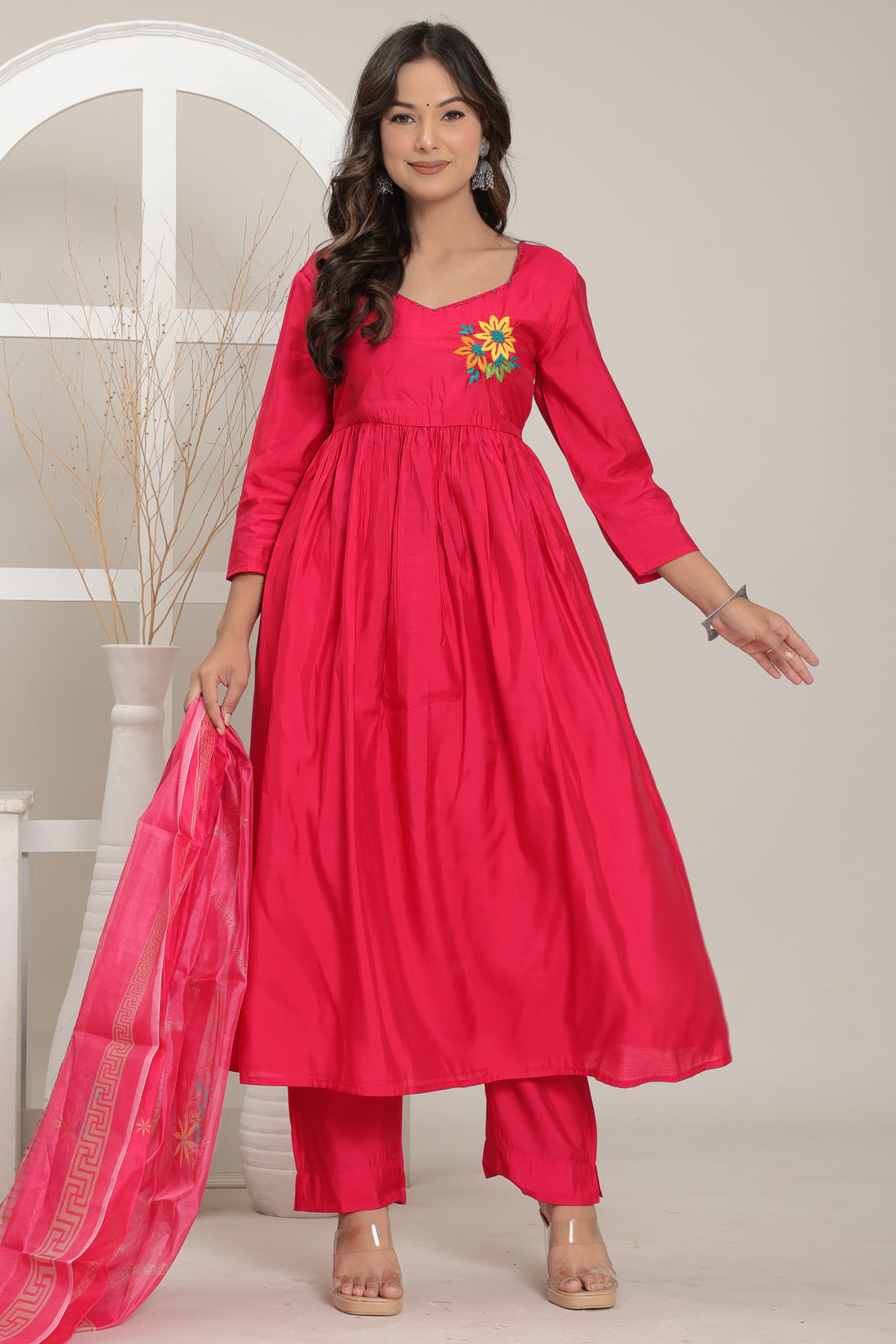 Gulab Tara Anarkali Set