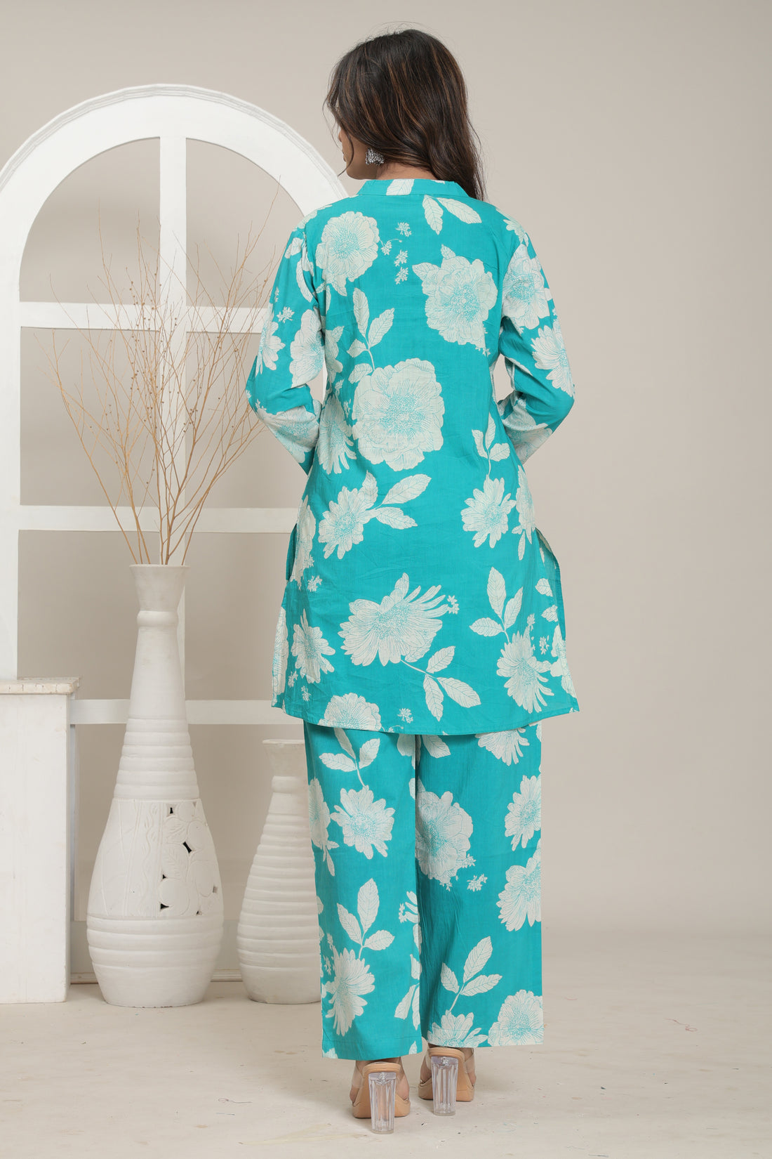 Aqua Bloom Co-ord Set