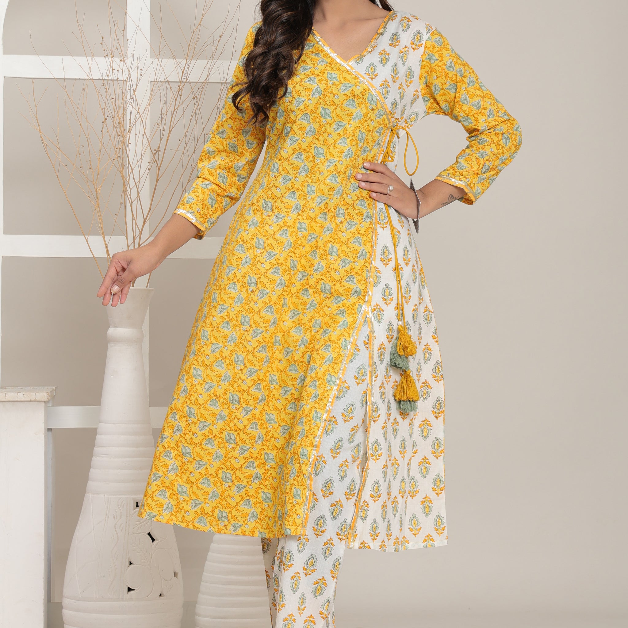Gulzaar Wrap Kurta Set