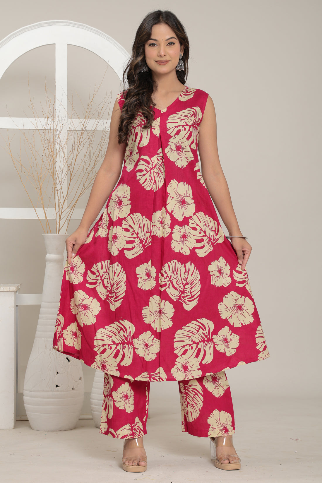 Tropical Bloom Cotton Co-ord Set